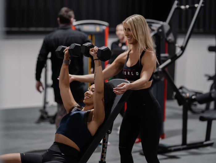 Athlete lifting heavy weights