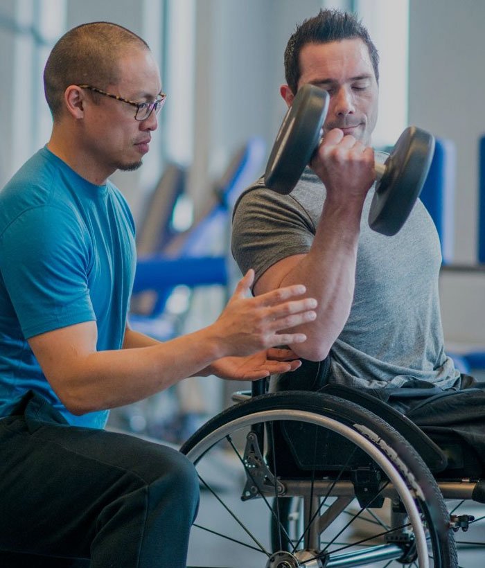 Athlete lifting heavy weights